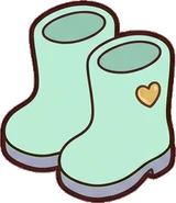 Bags, hats and shoes, a sticker from the The Unicorn Stable world