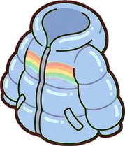 Bags, hats and shoes, a sticker from the The Unicorn Stable world