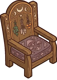 Armchairs, a sticker from the Witch Workshop world