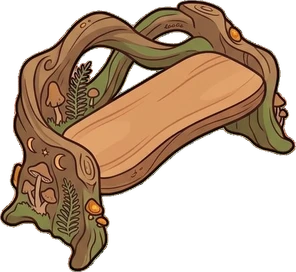Benches, a sticker from the Witch Workshop world