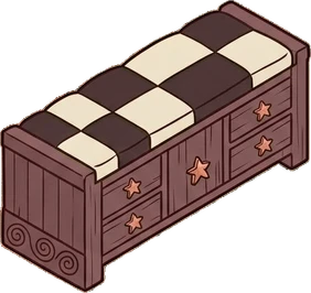 Benches, a sticker from the Witch Workshop world