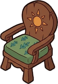 Chairs, a sticker from the Witch Workshop world