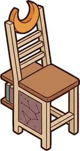 Chairs, a sticker from the Witch Workshop world
