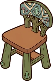 Chairs, a sticker from the Witch Workshop world