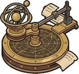 Gadgets and devices, a sticker from the Witch Workshop world