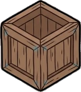 Baskets and floor things, a sticker from the Witch Workshop world