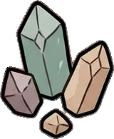 Baskets and floor things, a sticker from the Witch Workshop world