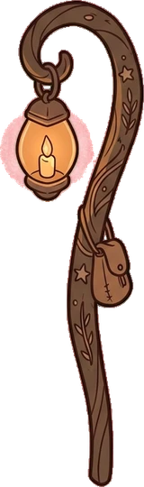Floor lamps, a sticker from the Witch Workshop world