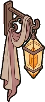 Garlands and hanging things, a sticker from the Witch Workshop world