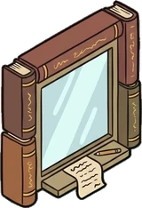 Mirrors, a sticker from the Witch Workshop world