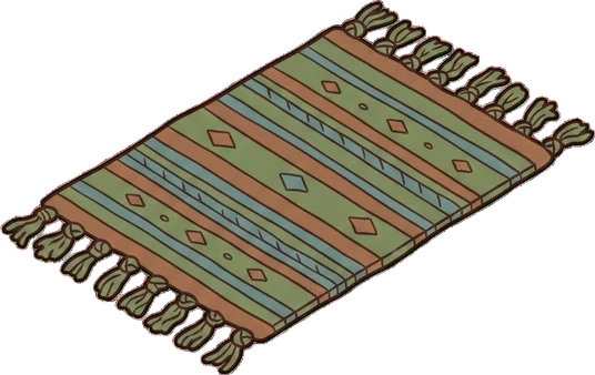 Rugs, a sticker from the Witch Workshop world