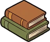Shelf things, a sticker from the Witch Workshop world