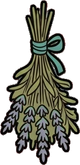 Shelf things, a sticker from the Witch Workshop world