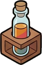 Shelf things, a sticker from the Witch Workshop world