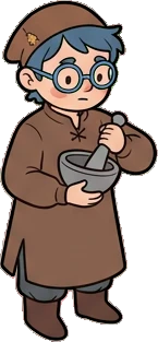 People standing, a sticker from the Witch Workshop world