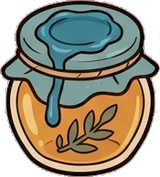 Food and drinks, a sticker from the Witch Workshop world