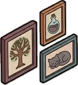 Wall art and frames, a sticker from the Witch Workshop world