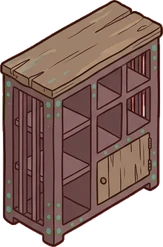 Wall cabinets, a sticker from the Witch Workshop world
