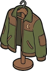 Bags, hats and shoes, a sticker from the Witch Workshop world